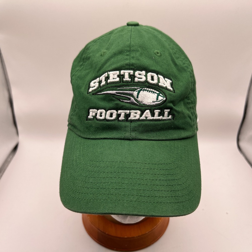 Nike Stetson Football Hat Green Heritage 86 Adjustable Strapback Cap Mens OSFM